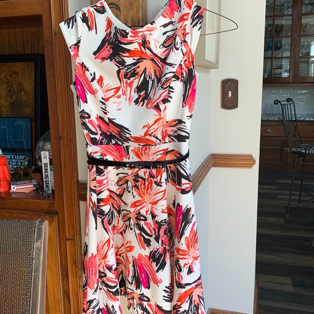 Gabby skye backless‎ belted dress. Worn 2x.